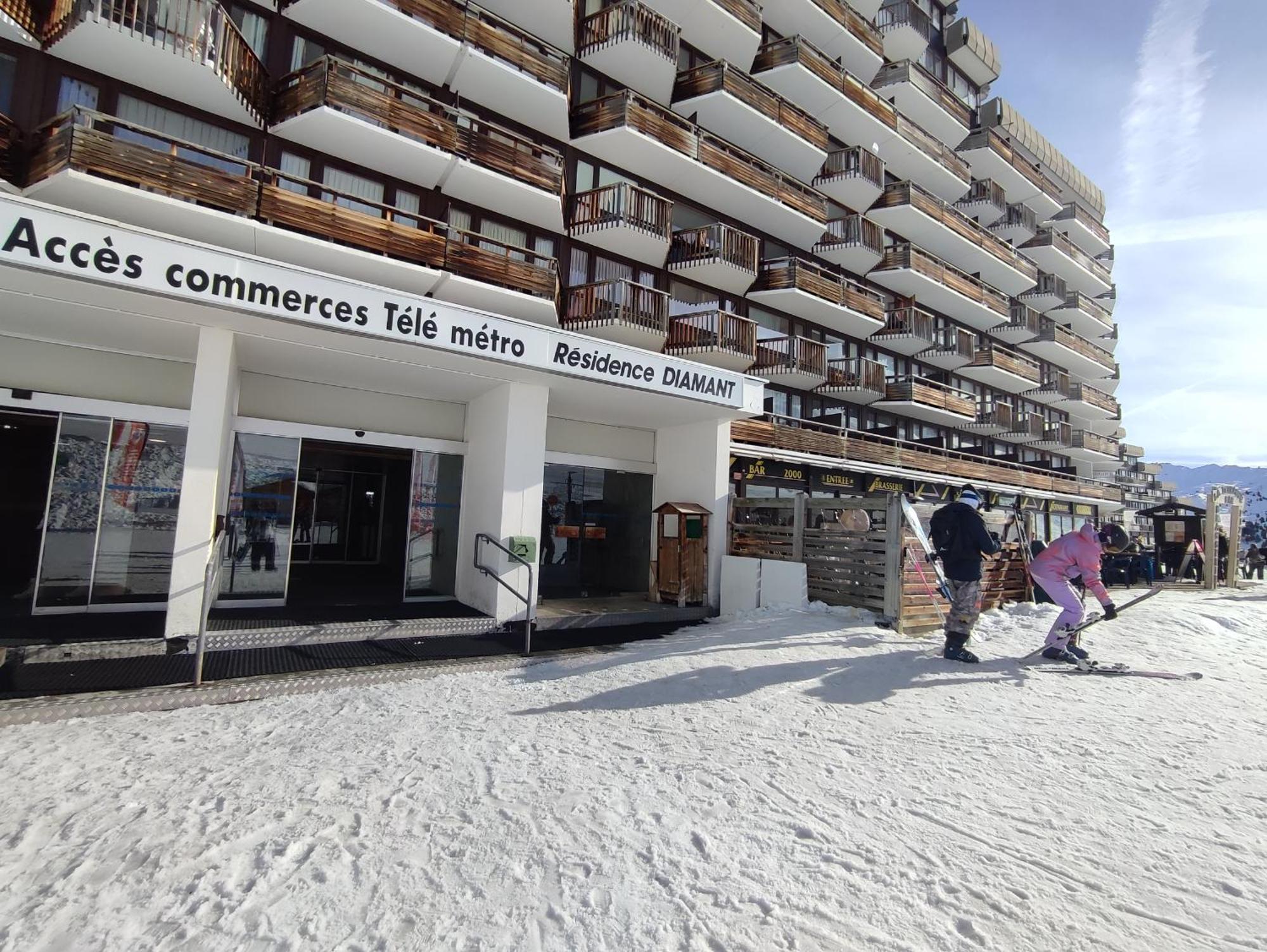 Studio Cosy 2100M Pied Des Pistes-Direct To Ski Slopes-Ski In Ski Out-La Plagne Aime 2000 Exterior photo