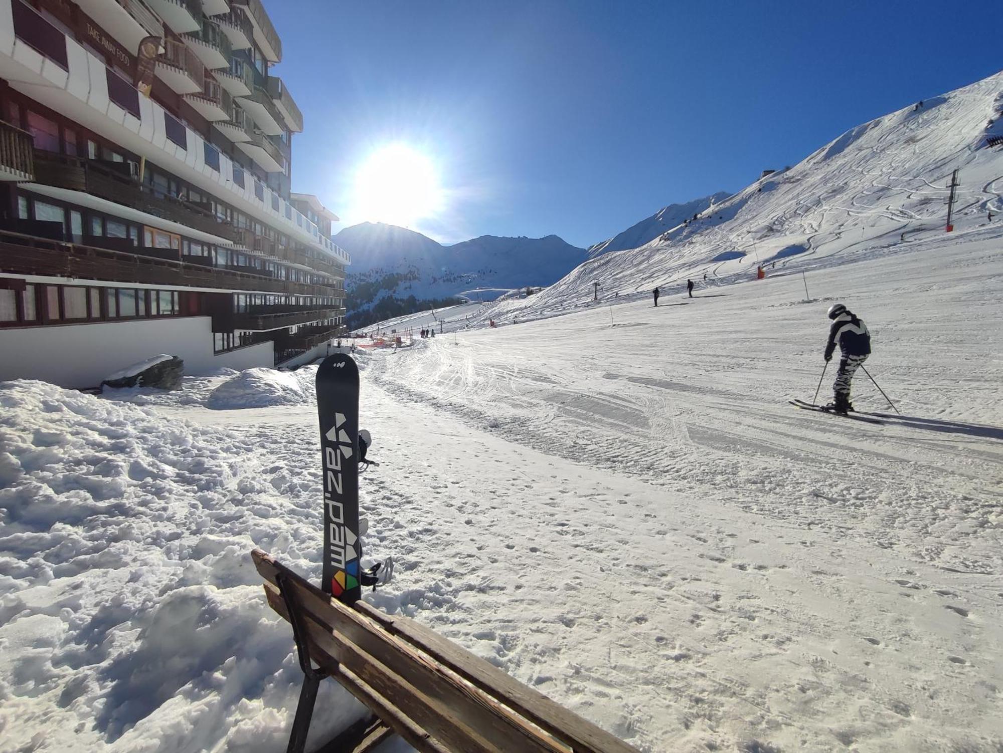 Studio Cosy 2100M Pied Des Pistes-Direct To Ski Slopes-Ski In Ski Out-La Plagne Aime 2000 Exterior photo