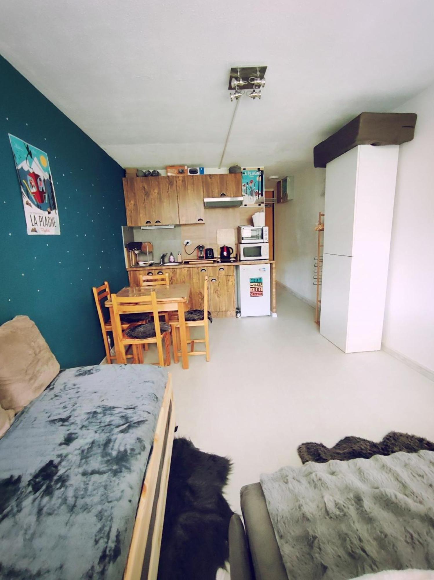 Studio Cosy 2100M Pied Des Pistes-Direct To Ski Slopes-Ski In Ski Out-La Plagne Aime 2000 Exterior photo